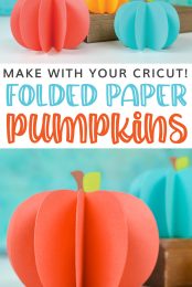 3D Paper Pumpkins pin image