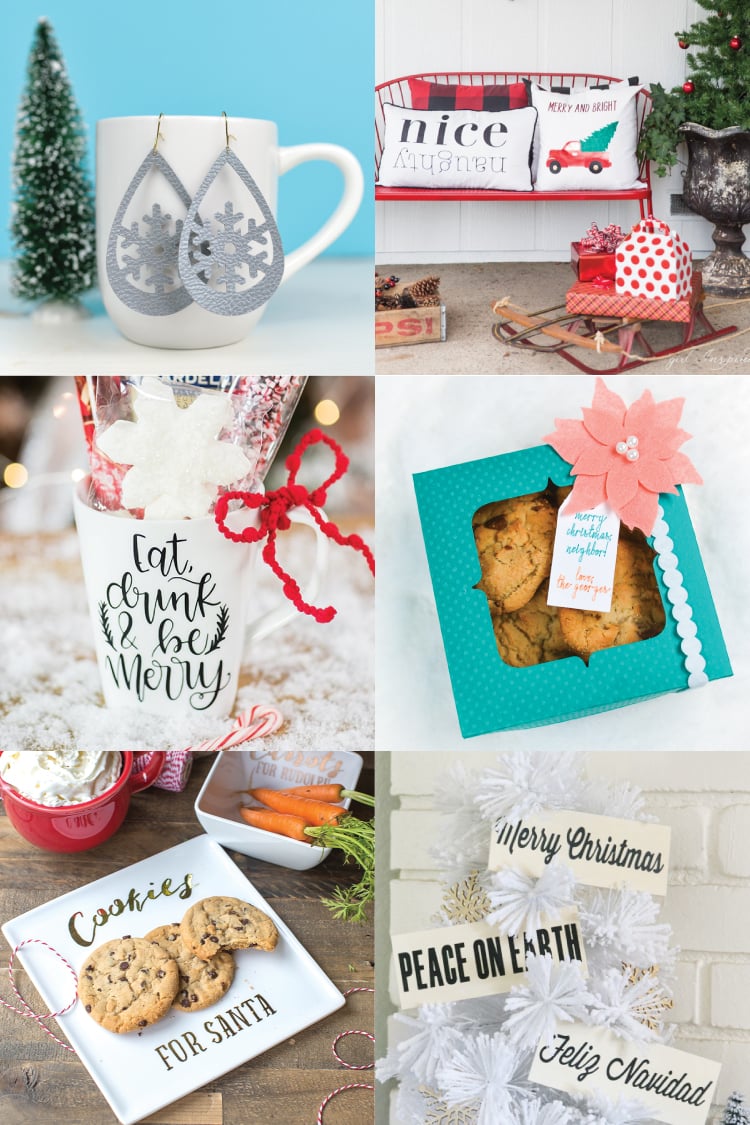 Personalized Christmas Gifts Made With Cricut - The Simply Crafted