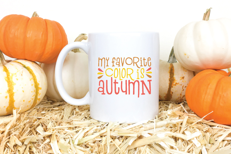 This fall SVG bundle is perfect for making all sorts of adorable autumnal projects! Put them on t-shirts, totes, mugs, and more!