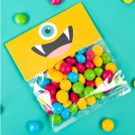 Printable Halloween Treat Bags: Cute Monsters - Hey, Let's Make Stuff