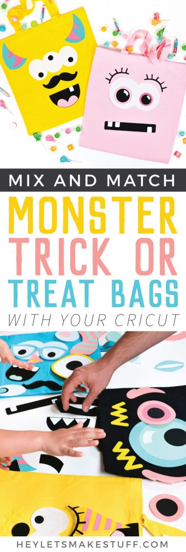 DIY Trick or Treat Bags with the Cricut - Hey, Let's Make Stuff