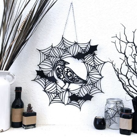 Spider Web Wreath
