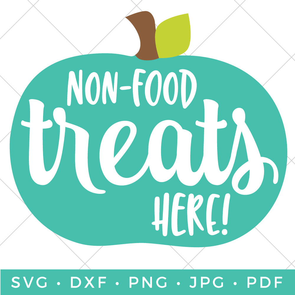 Teal Pumpkin Project SVG Felt Banner - Hey, Let's Make Stuff