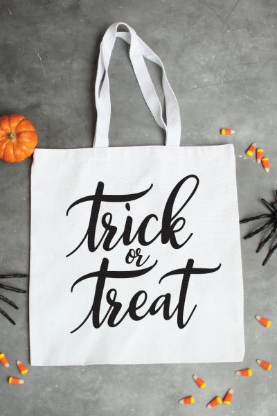 Show your Halloween spirit with a t-shirt, candy bag, party decor and whatever else you can think of with this free Trick or Treat SVG!