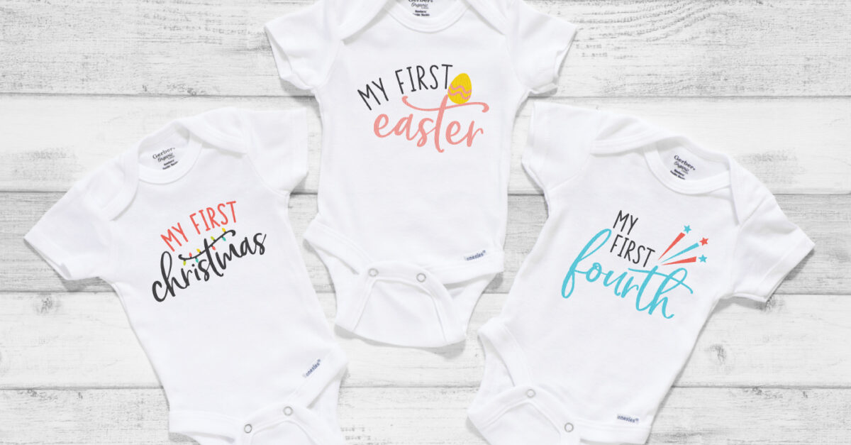 Baby's first sale holiday onesies