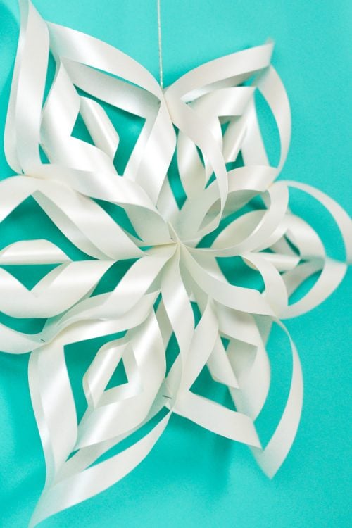 Giant 3D Paper Snowflakes with the Cricut - Hey, Let's Make Stuff