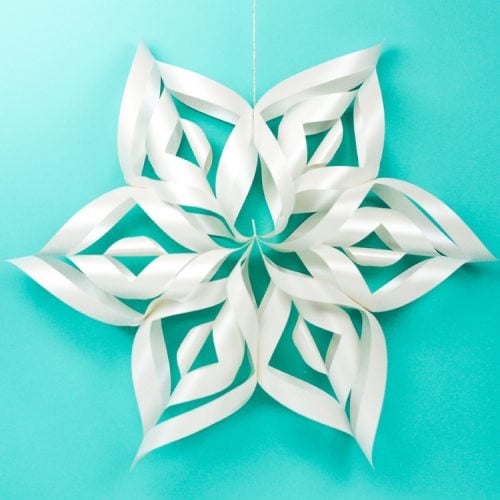 Giant 3D Paper Snowflakes with the Cricut - Hey, Let's Make Stuff