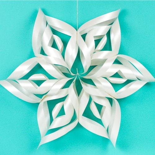 Giant 3D Paper Snowflakes with the Cricut - Hey, Let's Make Stuff