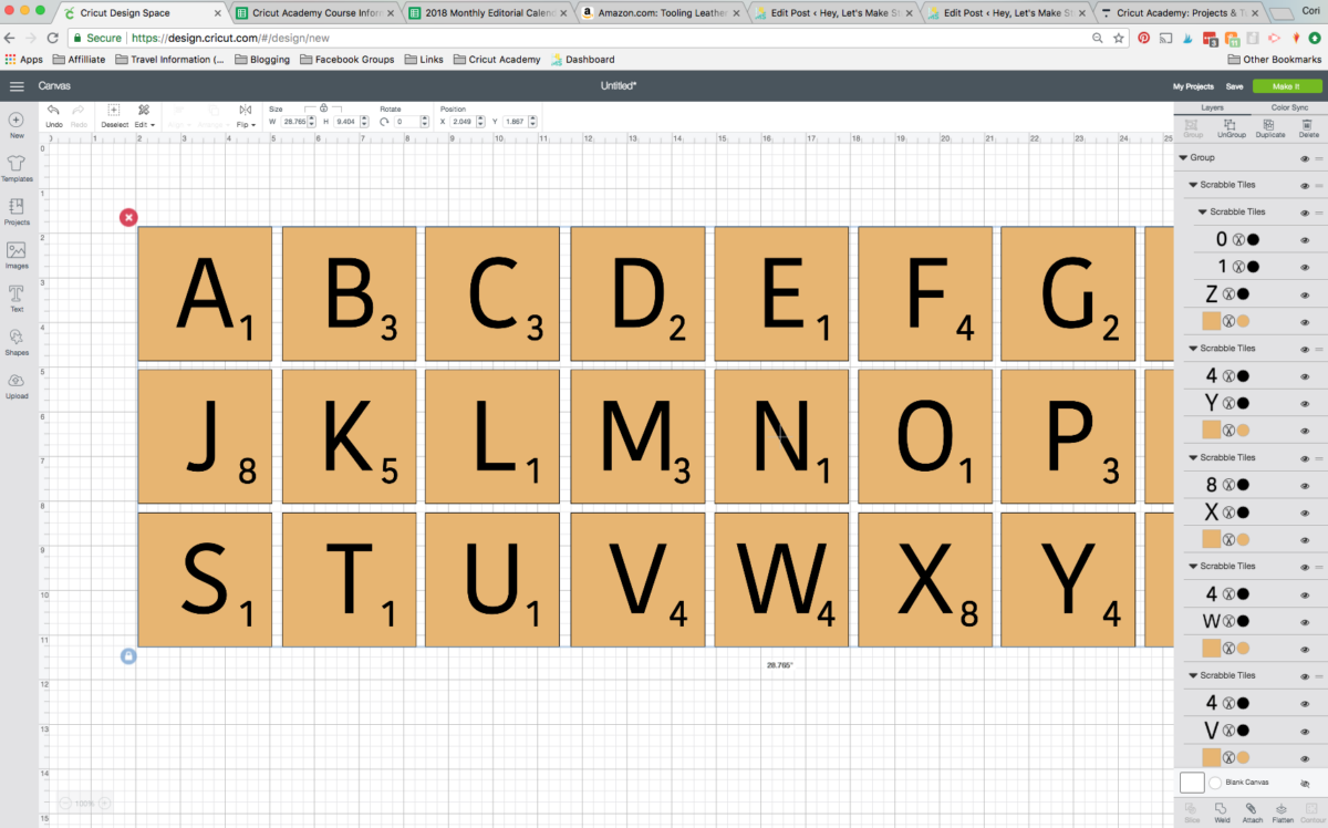 DIY Scrabble Words with Your Cricut Free SVG! LaptrinhX