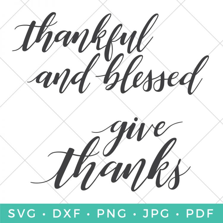 Download Thankful Blessed Svg Bundle Hey Let S Make Stuff SVG, PNG, EPS, DXF File