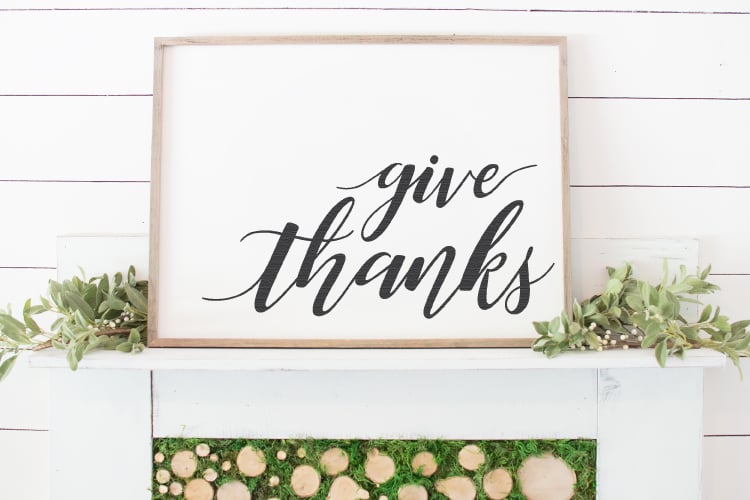 Free Thankful + Blessed SVGs - Hey, Let's Make Stuff