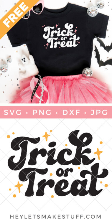 Trick or Treat SVG pin image
