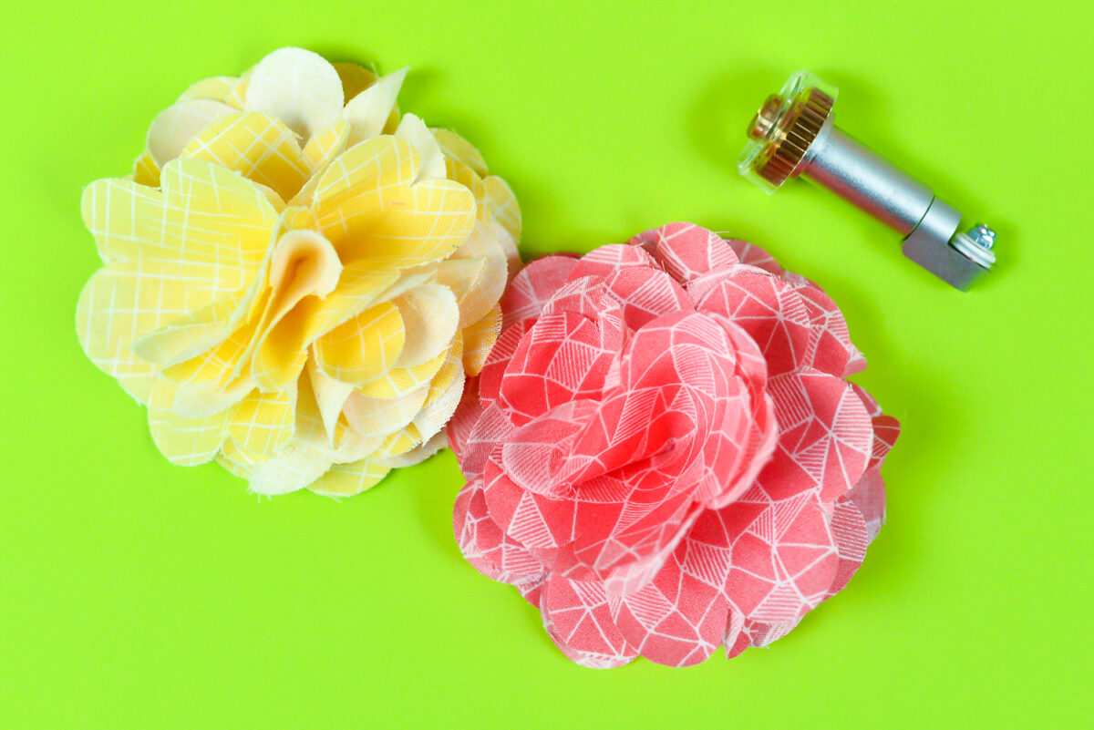 Fabric Flowers with the Rotary Blade