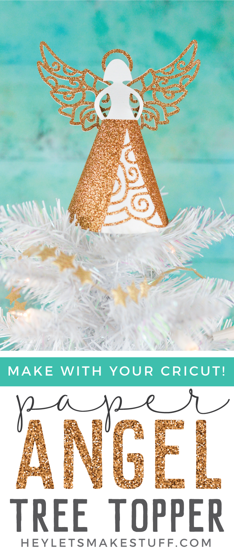 Printable Paper Ornament - Angel Tree Topper