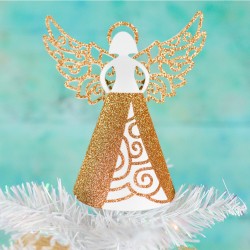 Paper Angel Christmas Tree Topper