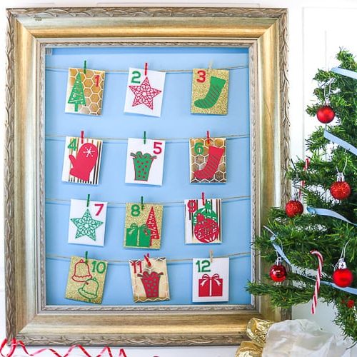 15+ Diy Cricut Advent Calendars & Christmas Countdowns - Hey, Let's 