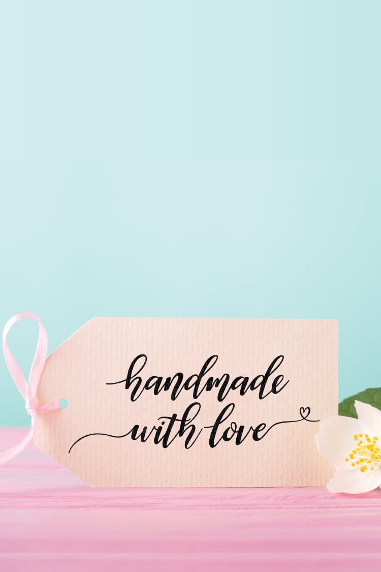 Hand Lettered Handmade With Love Svg Hey Let S Make Stuff