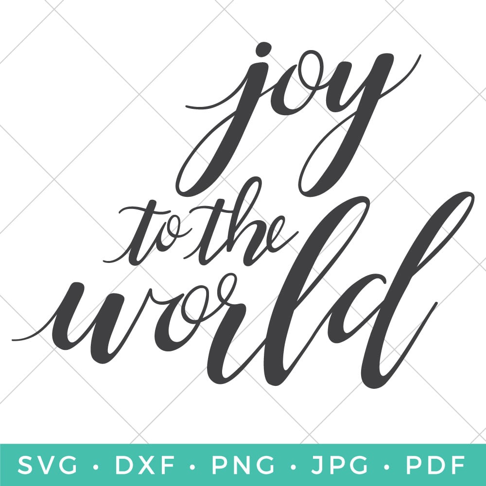 \"Joy to the World\" cut file