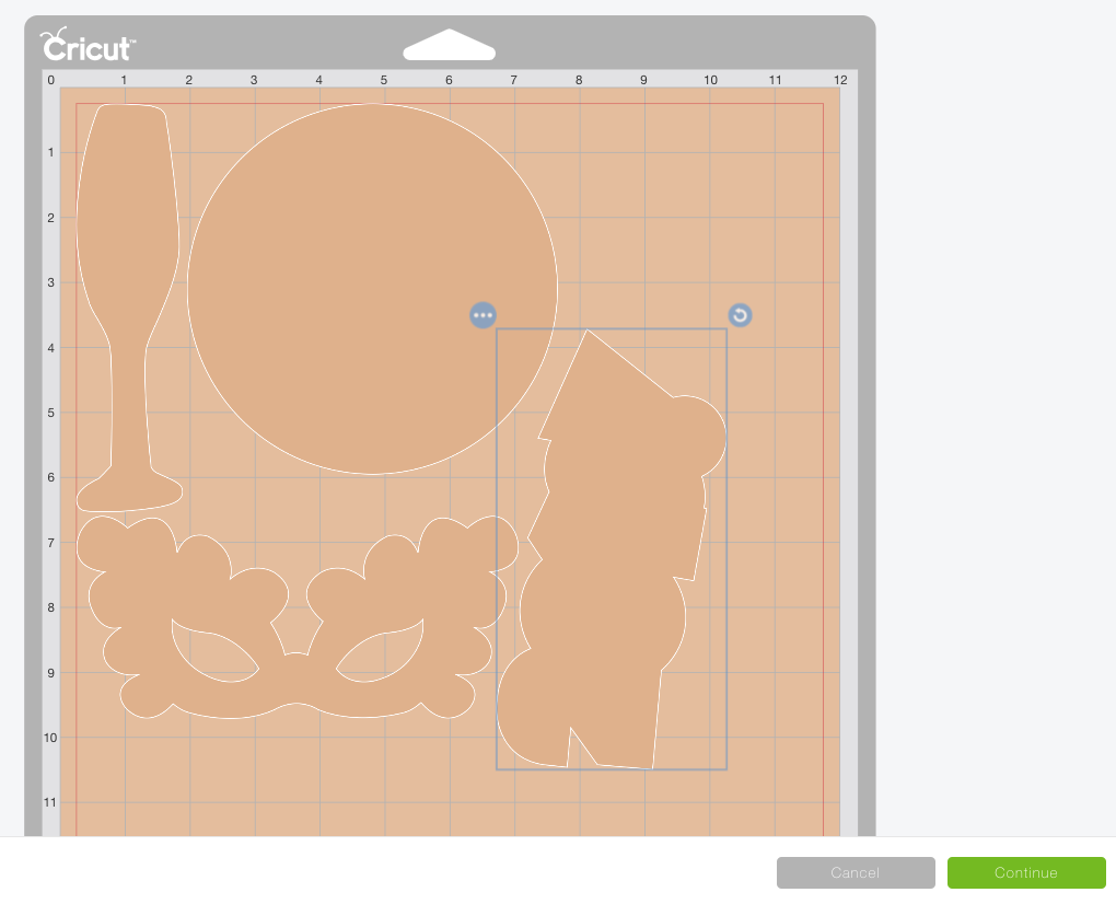 Use the Move to Another Mat feature in Design Space