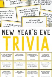 Printable New Year's Eve Trivia