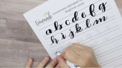 Beginner Online Classes for Learning Hand Lettering - Hey, Let's Make Stuff