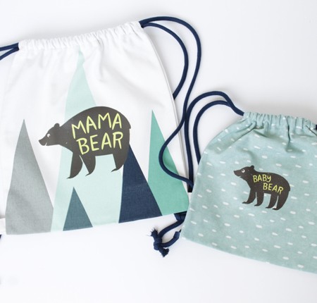 CUSTOM DRAWSTRING BACKPACKS WITH CRICUT