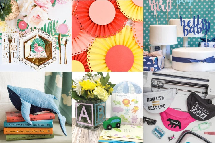 DIY Baby Shower Ideas with the Cricut - Hey, Let's Make Stuff