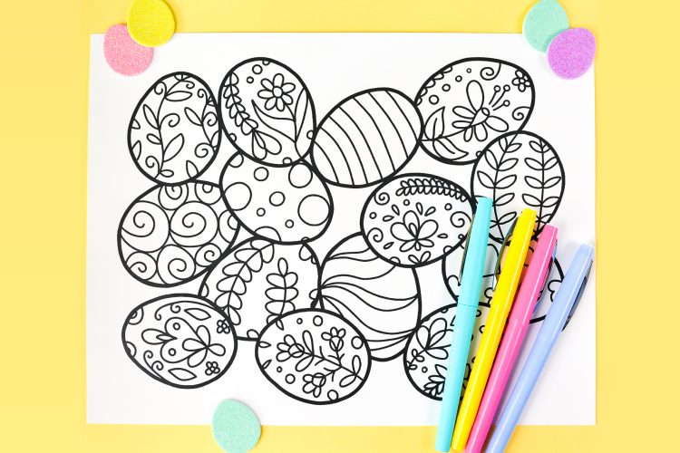 Free Printable Easter Pictures To Color / Free Printable Coloring Pages For Easter Coloring Home