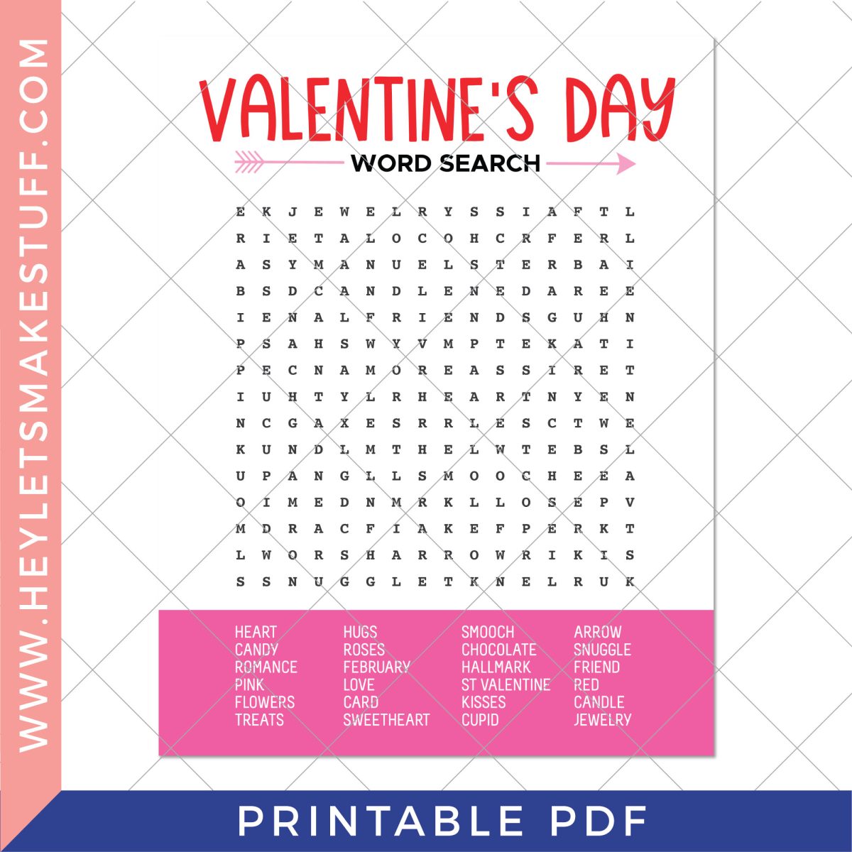 Security image for Valentine's Day Word Search