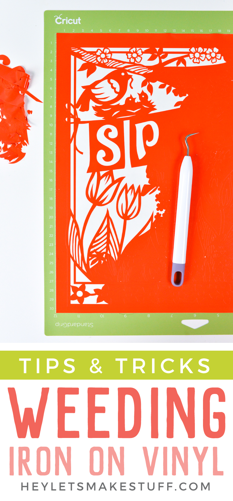 Tips for Removing Materials from Your Cricut Mat - Hey, Let's Make Stuff