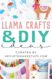 Llama crafts and images and DIY ideas curated by HEYLETSMAKESTUFF.COM