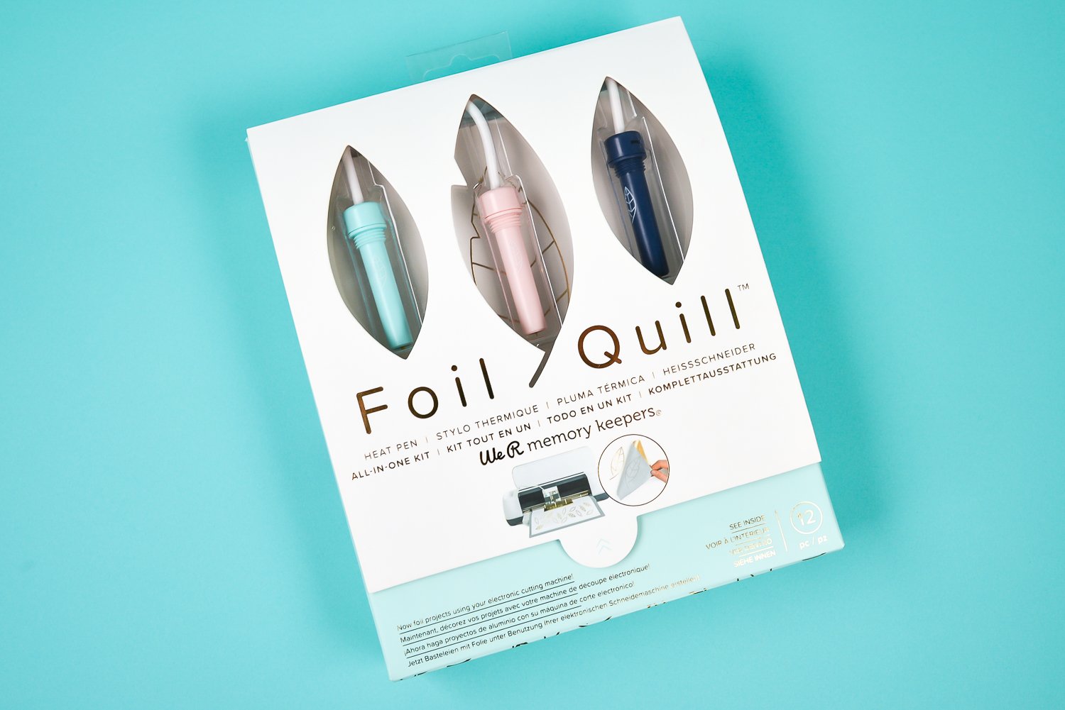 A box that contains three foil quill tools from WeR memory keepers
