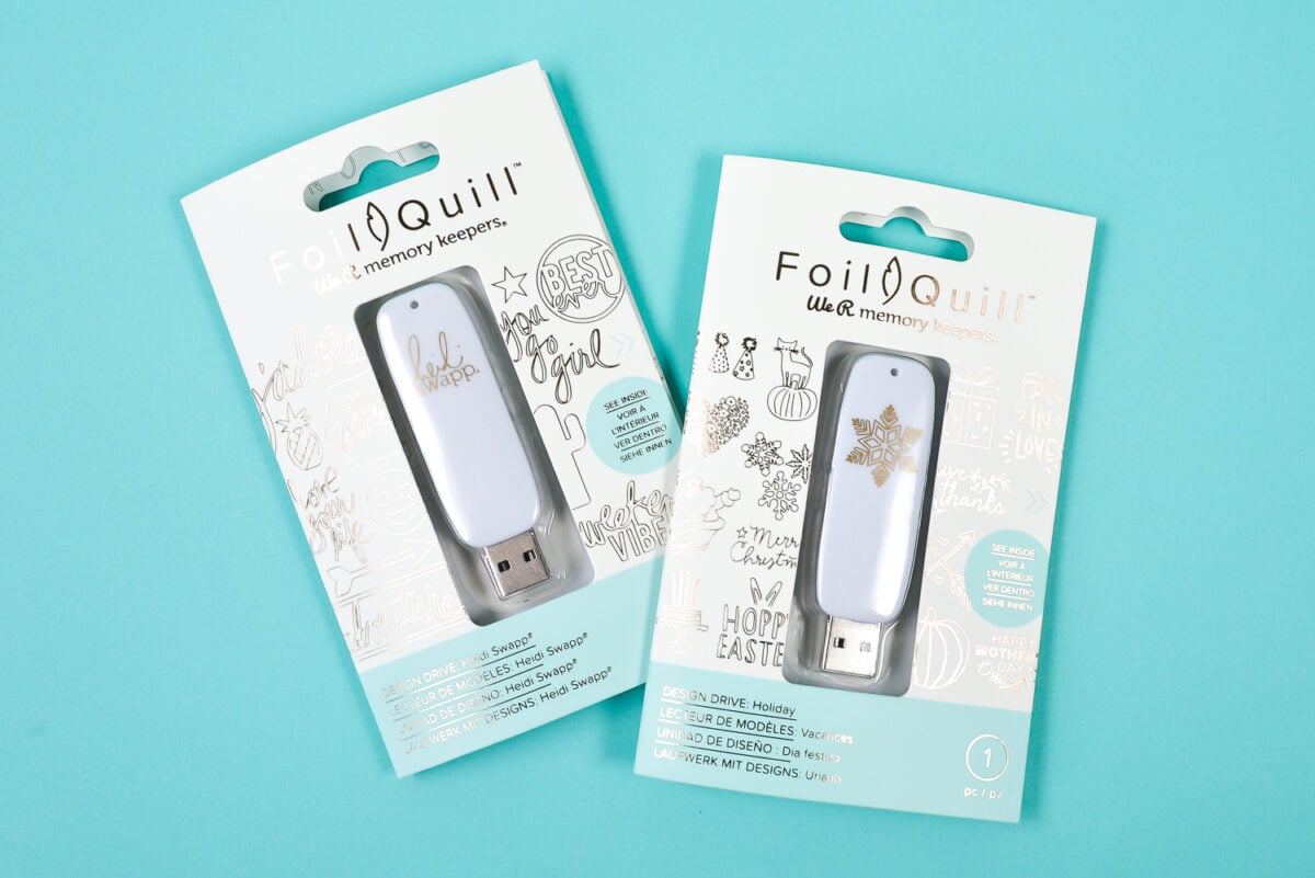 We R Memory Keepers Foil Quill USB Artwork Drive - Floral