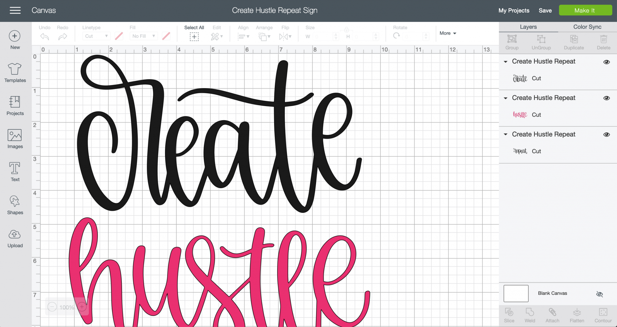 Using Vinyl on Painted Wood with the Cricut Wild Rose Bundle