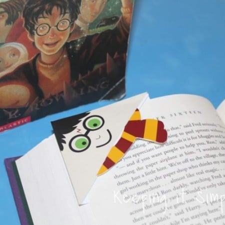 Harry Potter printable corner bookmark