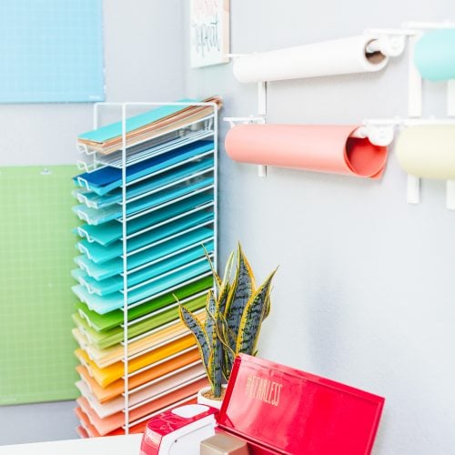 The Best Cricut Storage + Organization Ideas for Vinyl, Cardstock & More!