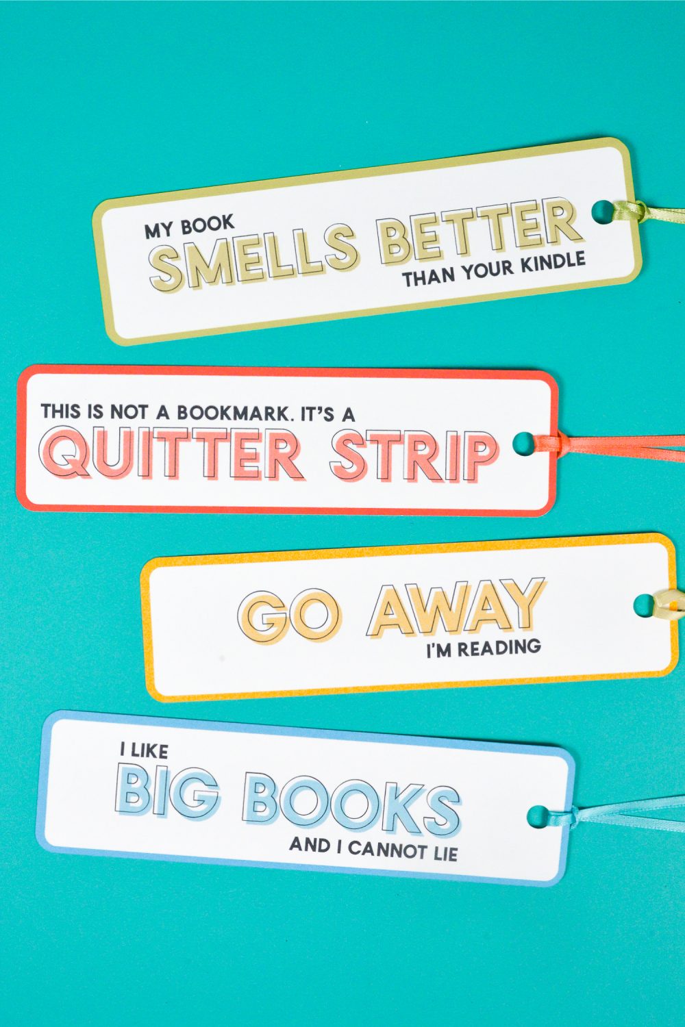 Free Printable Funny Bookmarks - Hey, Let's Make Stuff