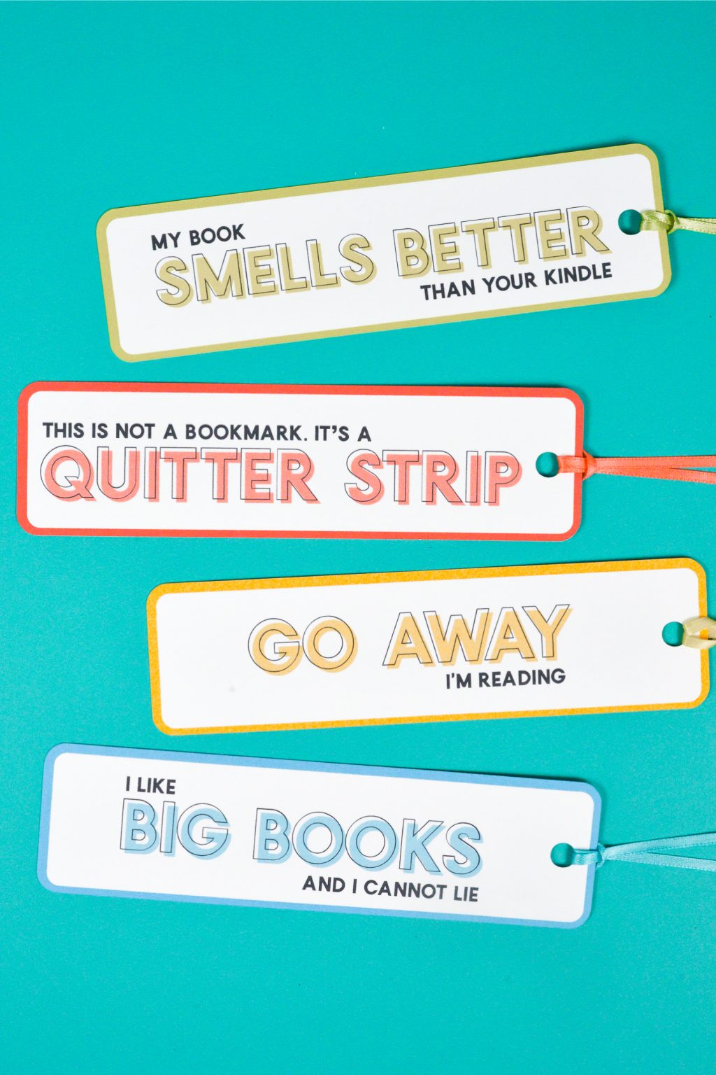 Free Printable Funny Bookmarks Hey, Let's Make Stuff