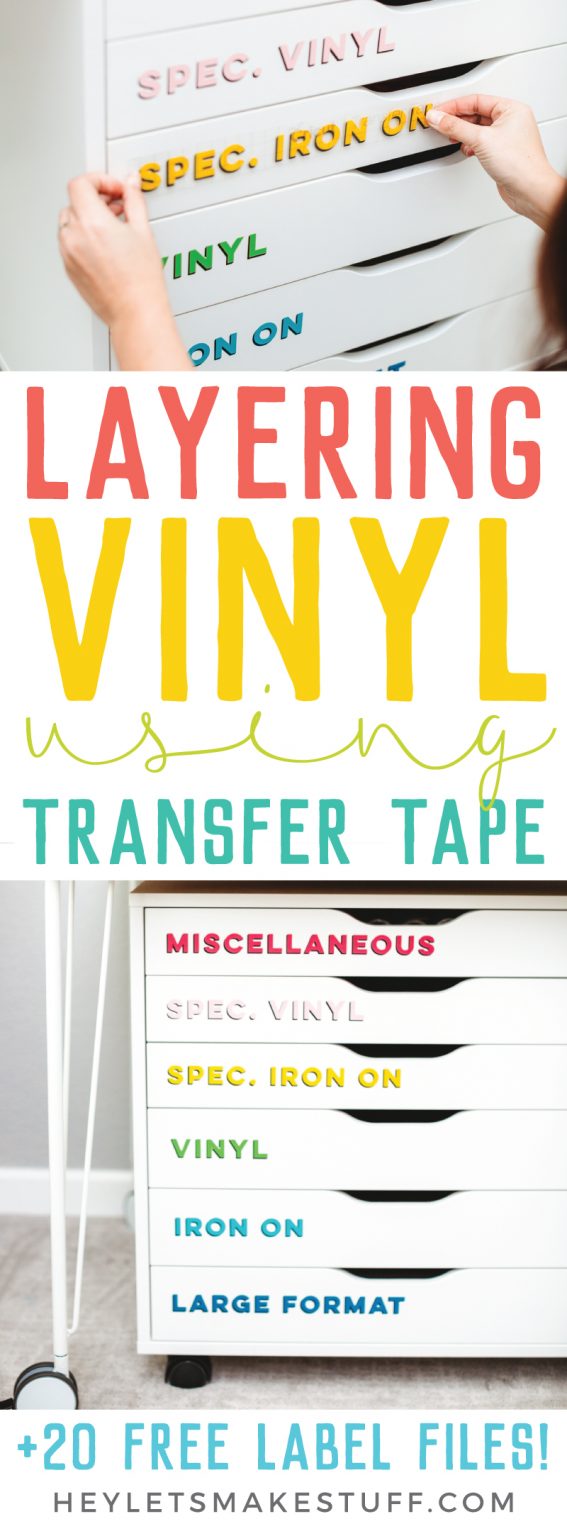 How to Layer Vinyl Using Transfer Tape Tips & Tricks