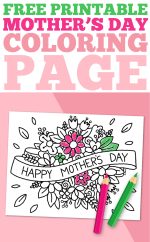 Free Printable Mother's Day Coloring Page - Hey, Let's Make Stuff