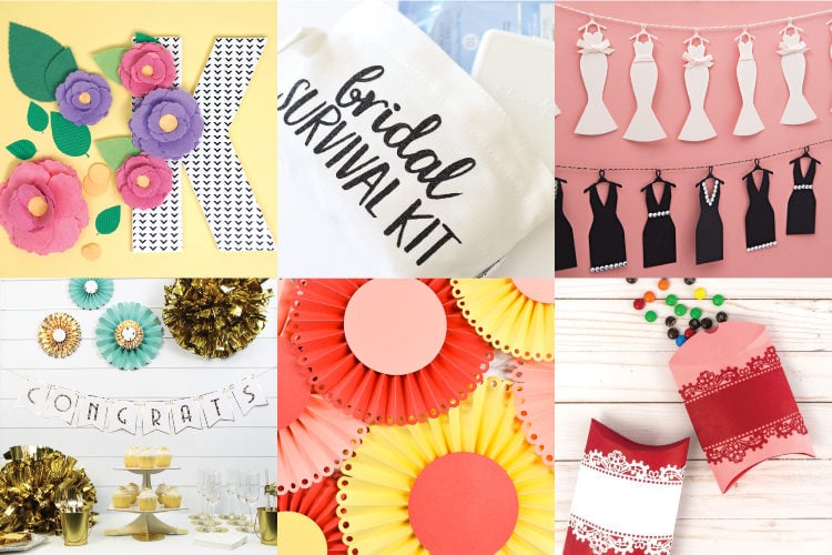 DIY Bridal Shower Ideas with the Cricut - Hey, Let's Make Stuff