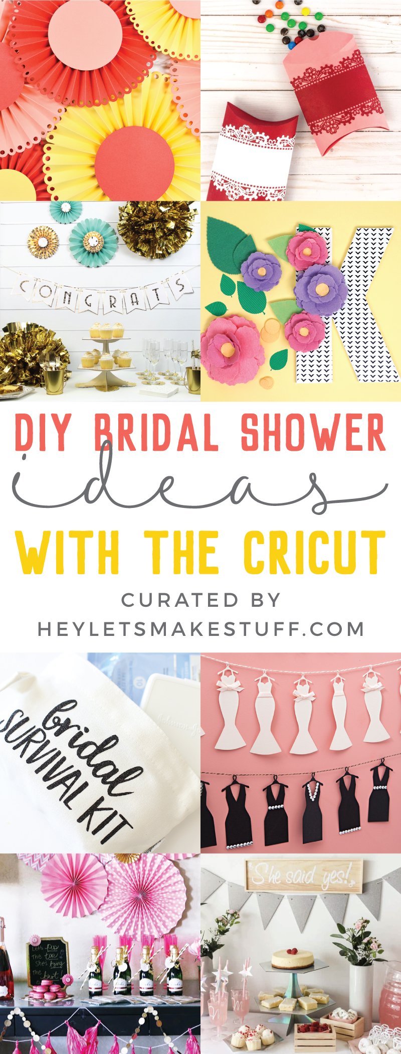 DIY Bridal Shower Ideas with the Cricut Hey, Let's Make Stuff
