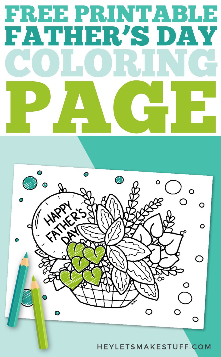 Add a “Pop” of Color: Free Printable Father's Day Coloring Sheets