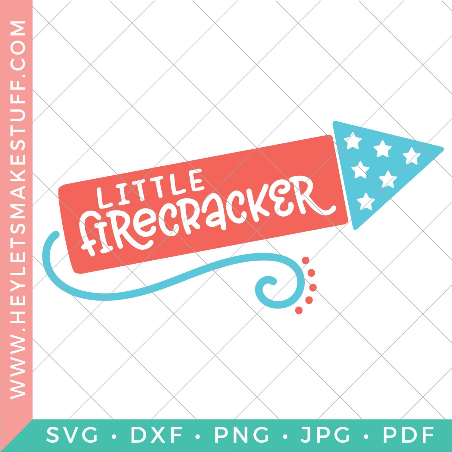 Little Firecracker SVG template