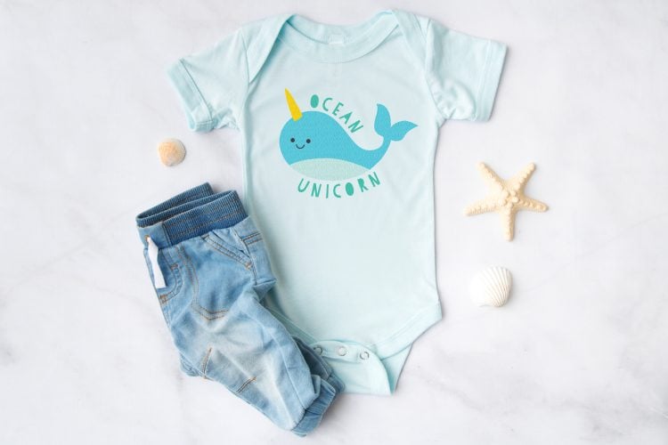  Ocean Explorer Baby Jersey Onesie - Whale Baby