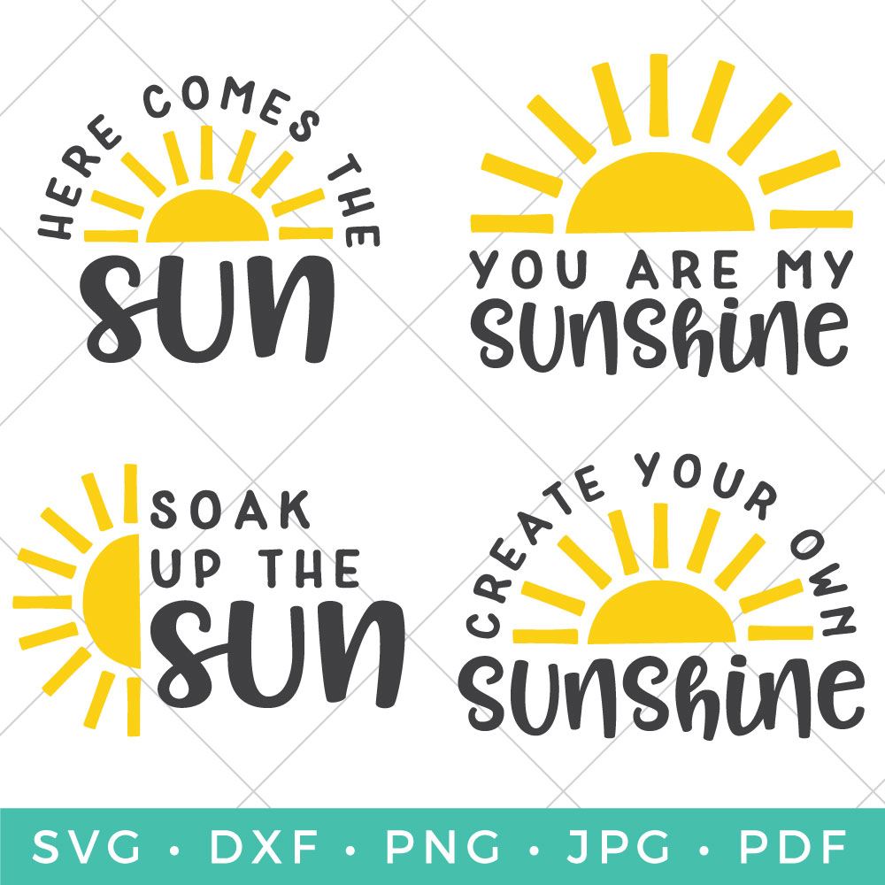 Sunshine and Sun SVG Bundle - Hey, Let's Make Stuff