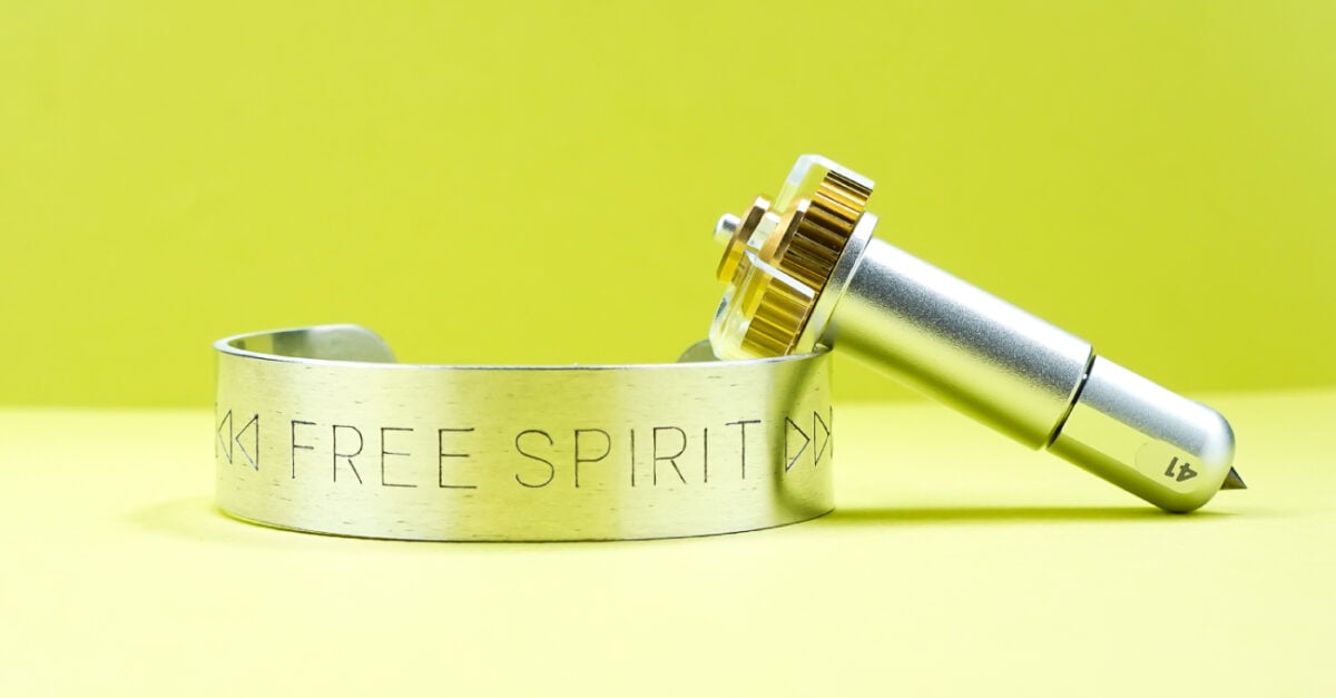 How to Use the Cricut Maker Engraving Tool + Metal Bracelet Project