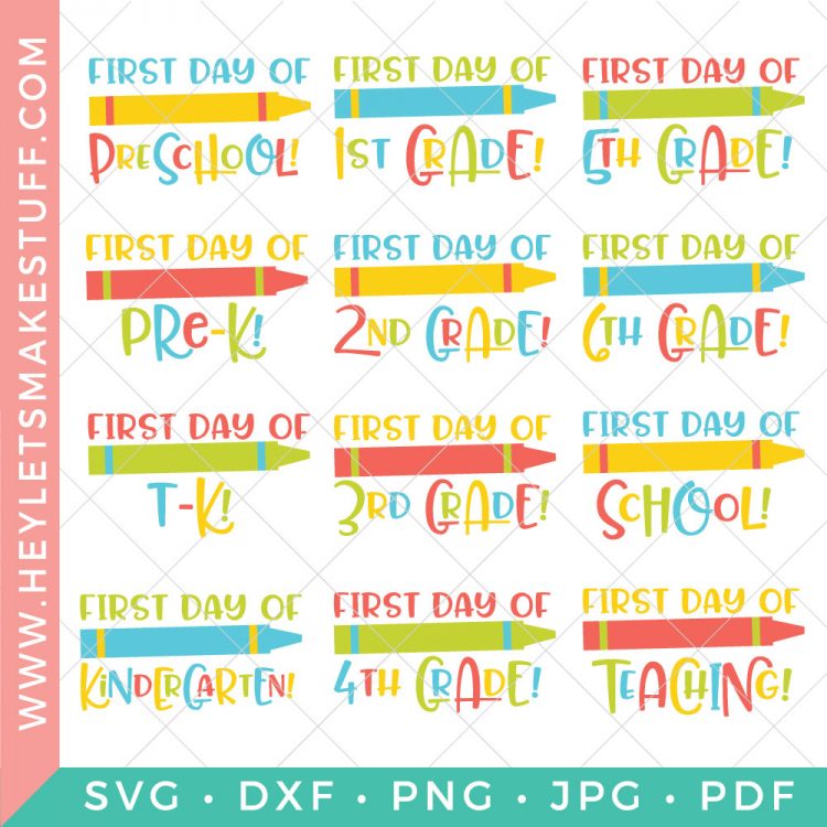 First Day Of 12th Grade SVG school svg files for scrapbooking free svg files