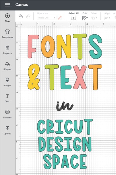 Fonts & Text in Cricut Design Space - Feature Image