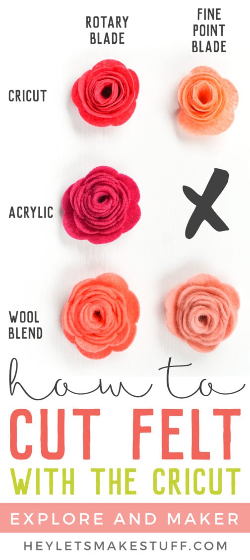 How to Cut Felt with a Cricut Explore and Maker Hey, Let's Make Stuff